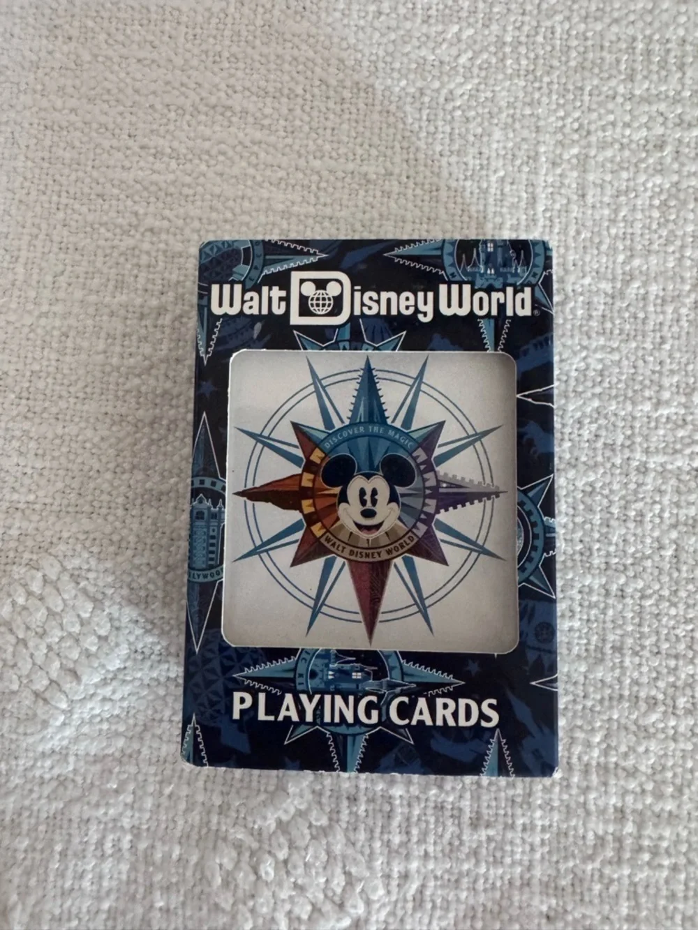 Walt Disney World Playing Cards – Mickey Mouse –  Souvenir Deck w/ Case